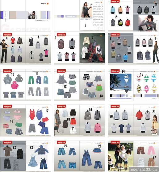 服裝畫冊印刷,畫冊印刷